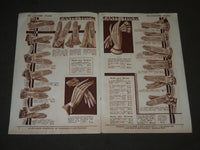 1920'S FEBRUARY AU LOUVRE PARIS FRENCH CATALOGUE - GANTS - DENTELLES - FR 1174