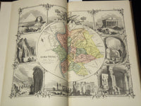 1897 GINN & COMPANY'S CLASSICAL ATLAS - 23 COLOR MAPS - KD 7967