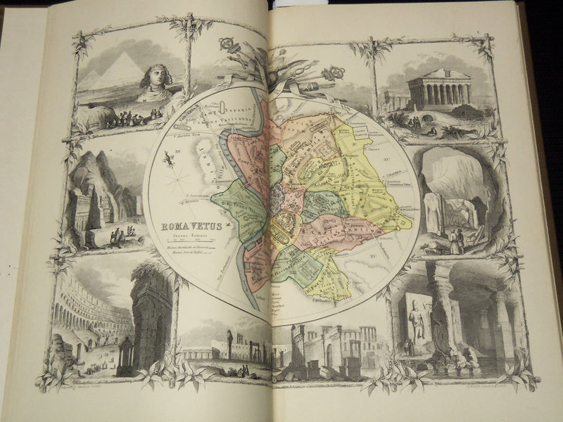 1897 GINN & COMPANY'S CLASSICAL ATLAS - 23 COLOR MAPS - KD 7967