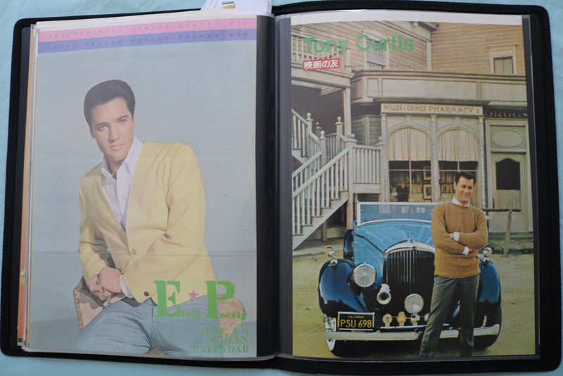 HOLLYWOOD STARS PHOTOS SCRAPBOOK - ELVIS PRESLEY - NATALIE WOOD - #58