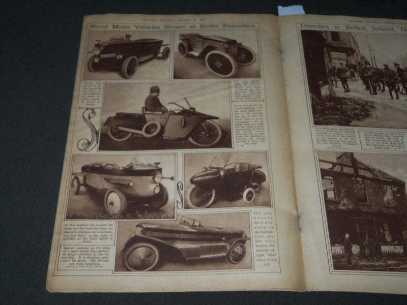 1921 OCTOBER 20 MID-WEEK PICTORIAL MAGAZINE SECTION - WORLD SERIES - J 3251