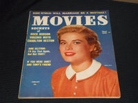1955 FEBRUARY MOVIES MAGAZINE - GRACE KELLY FRONT COVER - E 16428