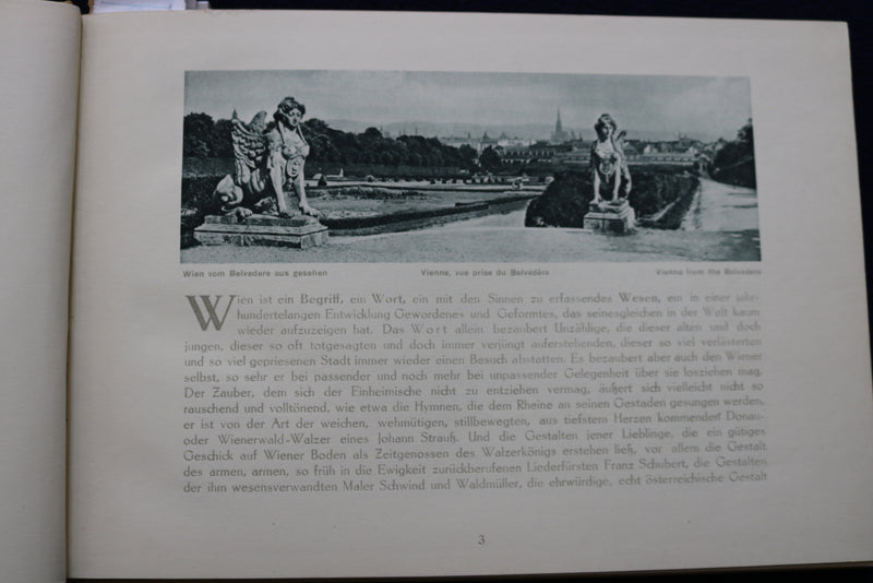 1928 WIEN-DEUTSCHEN SANGERBUNDESFESTES HARDCOVER BOOK - GERMAN TEXT - KD 9453