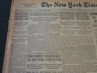1936 JANUARY 2 NEW YORK TIMES - LIFE ORIGIN TRACED TO THE INANIMATE - NT 6709