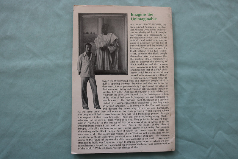 1975 JUNE BLACK WORLD MAGAZINE - ANNUAL FICTION FESTIVAL - DEREK WALCOTT- K 3371
