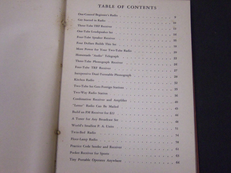 1943 RADIO FOR THE MILLIONS BOOK - NICE PHOTOS & DIAGRAMS - KD 3497