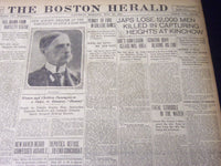 1904 MAY 28 THE BOSTON HERALD - JAPS LOSE 12,000 MEN AT KINCHOW - BH 56