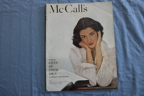 1948 SEPTEMBER MCCALL'S MAGAZINE - LIVES OF THEIR OWN BY M. BANNING - SP 4786D