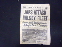 1944 NOVEMBER 4 NEW YORK DAILY NEWS - JAPS ATTACK HALSEY FLEET - NP 2161