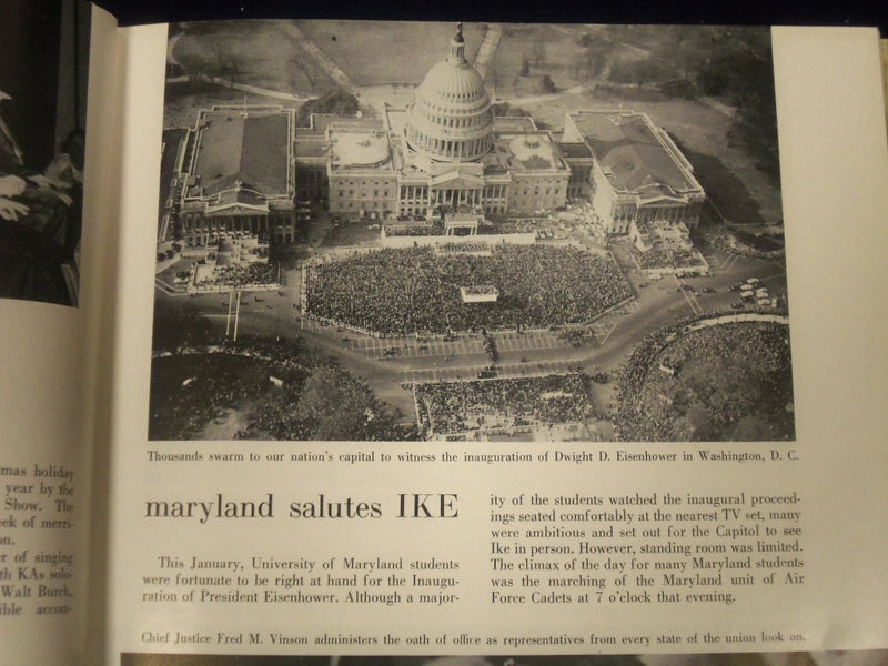 1953 TERRAPIN MARYLAND UNIVERSITY YEARBOOK - DICK MODZELEWSKI - PHOTOS - YB 6