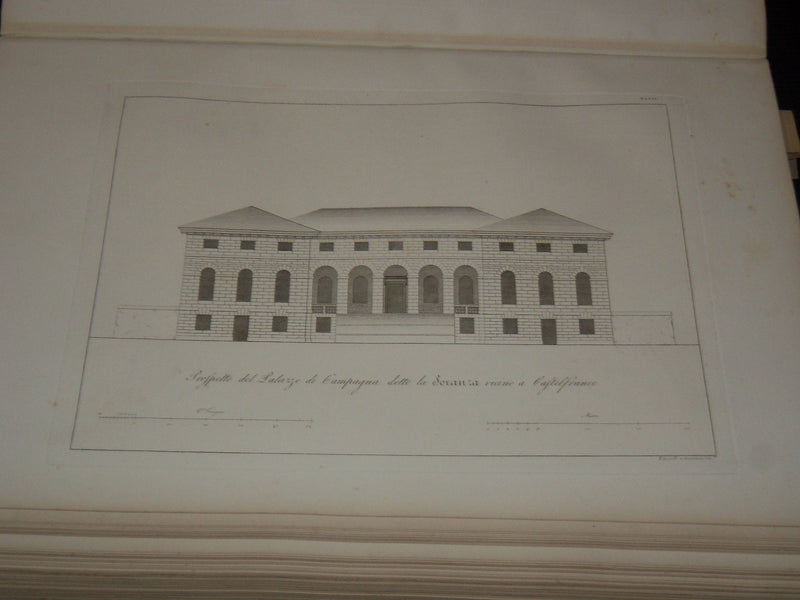 1862 LE FABBRICHE DI MICHELE SANMICHELI VOLUME LOT OF 2 - 150 PLATES - Z 283