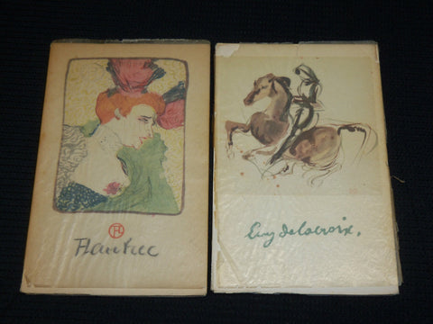 1948-1951 BIBLIOTHEQUE ALDINE - DELACROIX - LAUTREC FRENCH BOOK LOT OF 2- J 6882