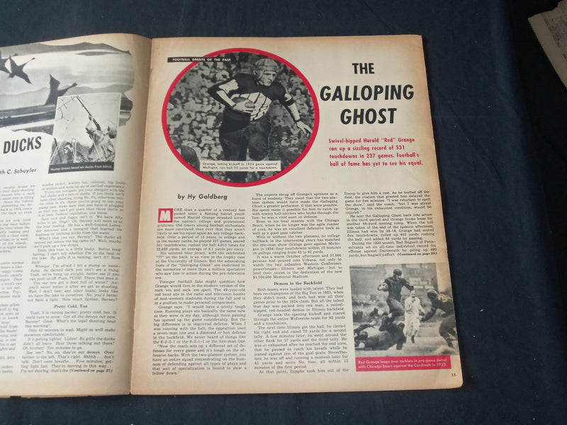 1952 NOVEMBER THE NATIONAL POLICE GAZETTE MAGAZINE - JIMMY DURANTE - B 5653