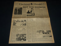 1963 JUNE 28 CINCINNATI HERALD - EVERS IS BURIED WITH FULL HONORS - NP 4405