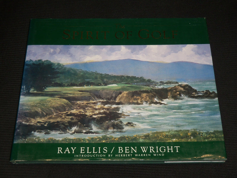 1992 THE SPIRIT OF GOLF HARDCOVER BOOK BY ELLIS WRIGHT - GREAT PHOTOS - R 711M