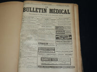 1900 JANUARY-JUNE LA PRESSE MEDICALE JOURNAL FRENCH BOUND VOLUME - KD 5905