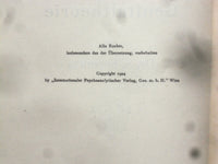 1924 VERSUCH EINER GENITALTHEORIE HARDCOVER BOOK- DR. FERENCZI -GERMAN - KD 8997