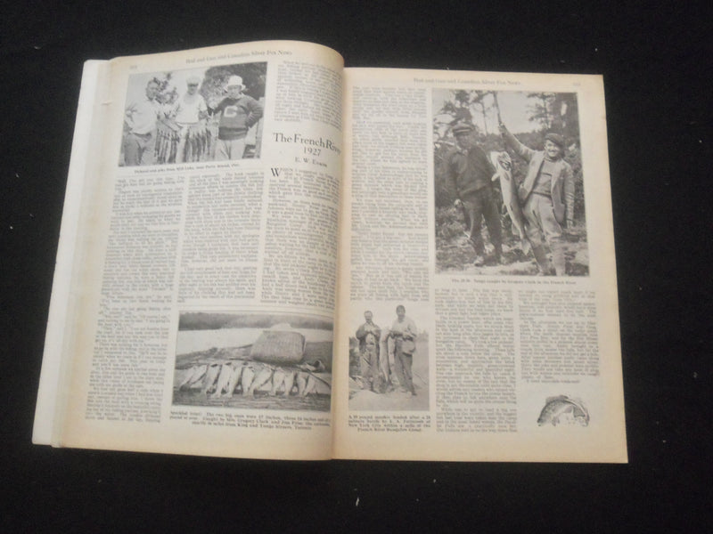 1927 AUGUST ROD AND GUN MAGAZINE - NICE COVER, ARTICLES & PHOTOS - SP 6377F