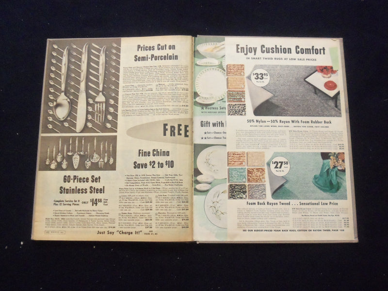 1961 FALL MONTGOMERY WARD BOOK OF VALUES CATALOG-HARDCOVER- KANSAS CITY,MO-R 96A