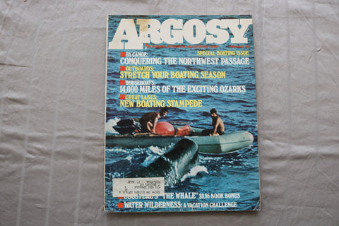 1973 FEBRUARY ARGOSY MAGAZINE - CONQUERING NORTHWEST PASSAGE COVER - SP 6188C