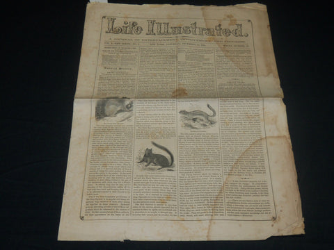 1855 DECEMBER 29 LIFE ILLUSTRATED NEWSPAPER - HIAWATHA REVIEWED - NP 4793