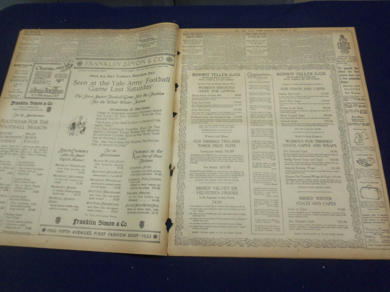 1922 NOVEMBER 5 NEW YORK TIMES - FLY 2,600 MILES SET A NEW RECORD - NT 8418