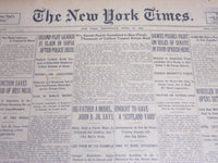 1925 APR 22 NEW YORK TIMES - DRY AGENTS NEARLY INUNDATED IN BEER FLOOD- NT 5404