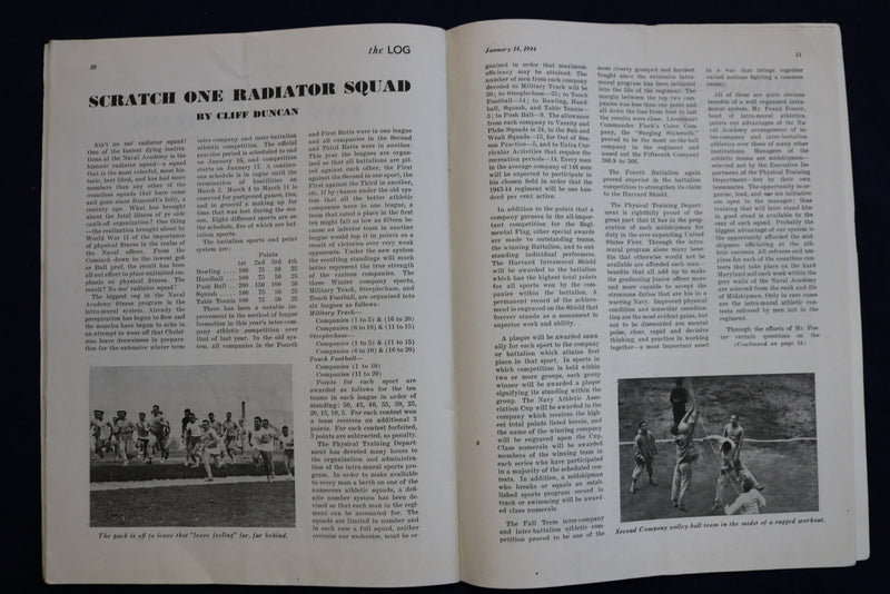 1944 JANUARY 14 THE WATAUGAN MAGAZINE FOR COLLEGE MEN - ANNAPOLIS - K 809
