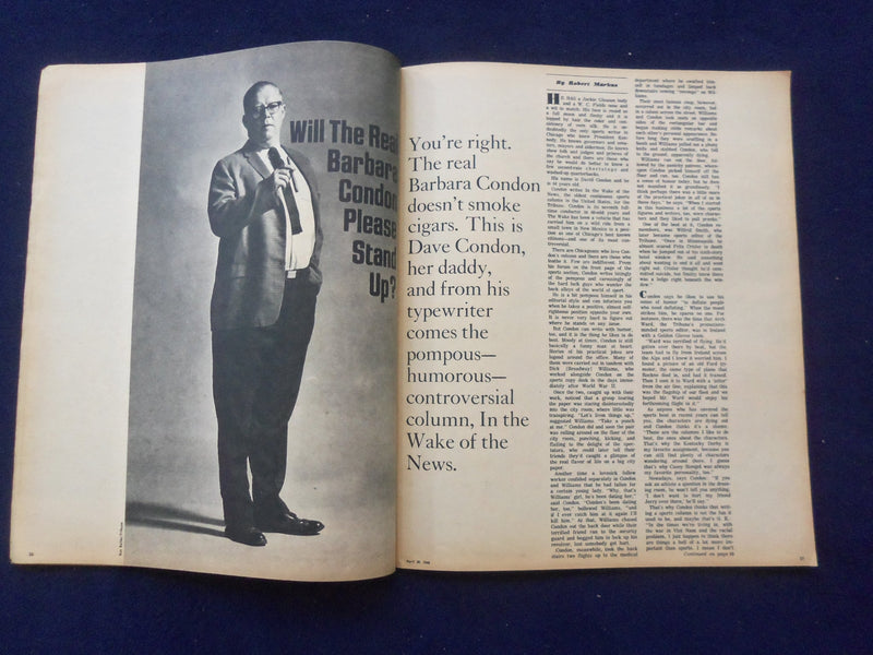 1968 APRIL 28 CHICAGO TRIBUNE MAGAZINE SECTION -SPRING IN THE HEARTLAND- NP 6391