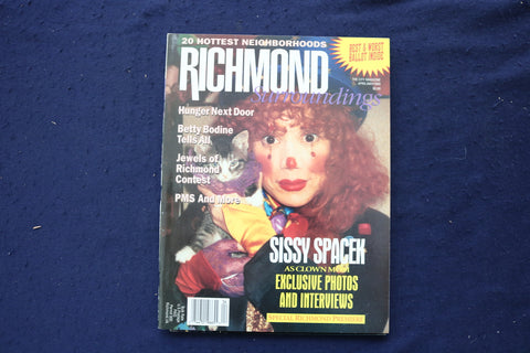 1993 APRIL/MAY RICHMOND MAGAZINE - SISSY SPACEK COVER - E 18655