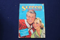 1939 JANUARY SCREEN ROMANCES MAGAZINE - WAYNE MORRIS COVER - E 12704