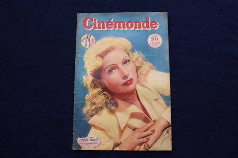 1948 JAN 20 CINEMONDE MAGAZINE - SIMONE RENANT - LINDA DARNELL COVER - E 23941