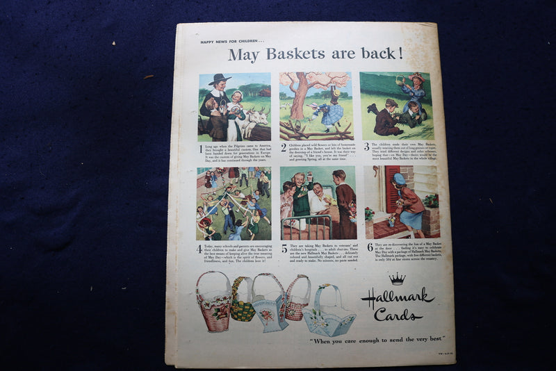 1952 APRIL 27 THIS WEEK MAGAZINE - NEW BOOM IN WORLD TRAVEL COVER - E 22942