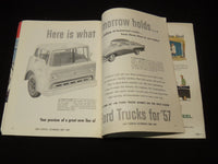 1956 NATIONAL AUTOMOBILE SHOW OFFICIAL PROGRAM - GREAT PHOTOS - K 1295A
