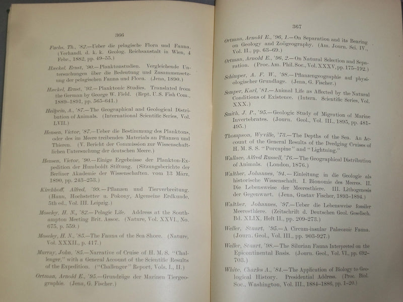 1899 THE RELATION OF MARINE BIONOMY TO STRATIGRAPHY - J 4957