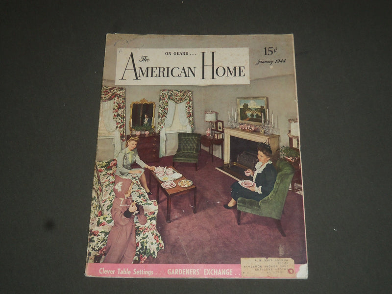 1944 JANUARY THE AMERICAN HOME MAGAZINE - NICE COVER, STORIES & PHOTOS - SP 7685