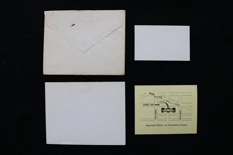 1949 JANUARY 20 PRESIDENTIAL INVITATION TO THE NATIONAL GALLERY OF ART - K 2229