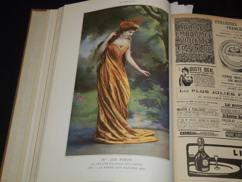 1907 JANUARY-JUNE LE THEATRE MAGAZINE BOUND VOLUME - 12 ISSUES - KD 2278J