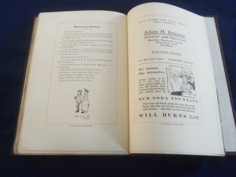 1911 THE ANNUAL ROCKFORD HIGH SCHOOL YEARBOOK - ROCKFORD, ILLINOIS - YB 2590
