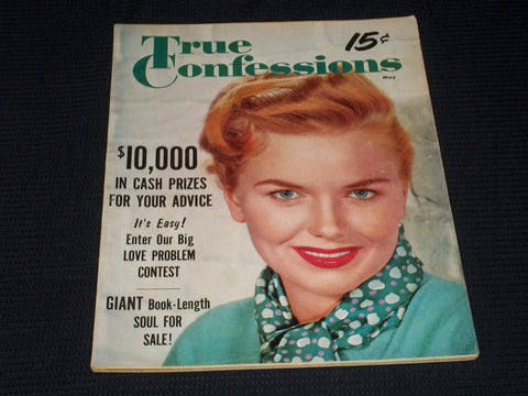 1956 MAY TRUE CONFESSIONS MAGAZINE VERY NICE COVER & INSIDE PAGES - E 3791