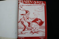 1955 HARVARD FOOTBALL PROGRAMS - BOUND VOLUME - TED KENNEDY - KD 9572