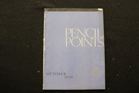 1939 OCTOBER PENCIL POINTS MAGAZINE - SP 4187U