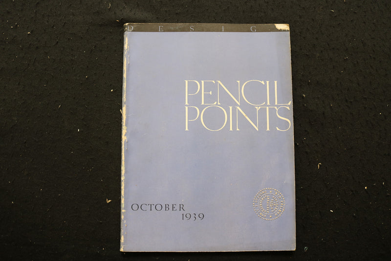 1939 OCTOBER PENCIL POINTS MAGAZINE - SP 4187U