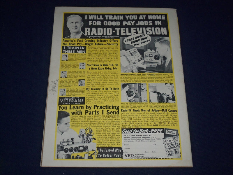 1955 SEPTEMBER NIGHT AND DAY MAGAZINE - ANITA EKBERG & ELAINE DEMING - J 1521