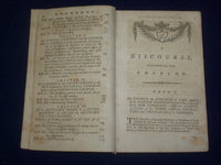 1792 A DISCOURSE CONCERNING THE CHURCH BY MOSES HEMMENWAY - J 4784
