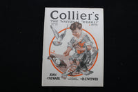 1921 APRIL 16 COLLIER'S MAGAZINE - A BOY FEEDING PIGEONS COVER - E 11019