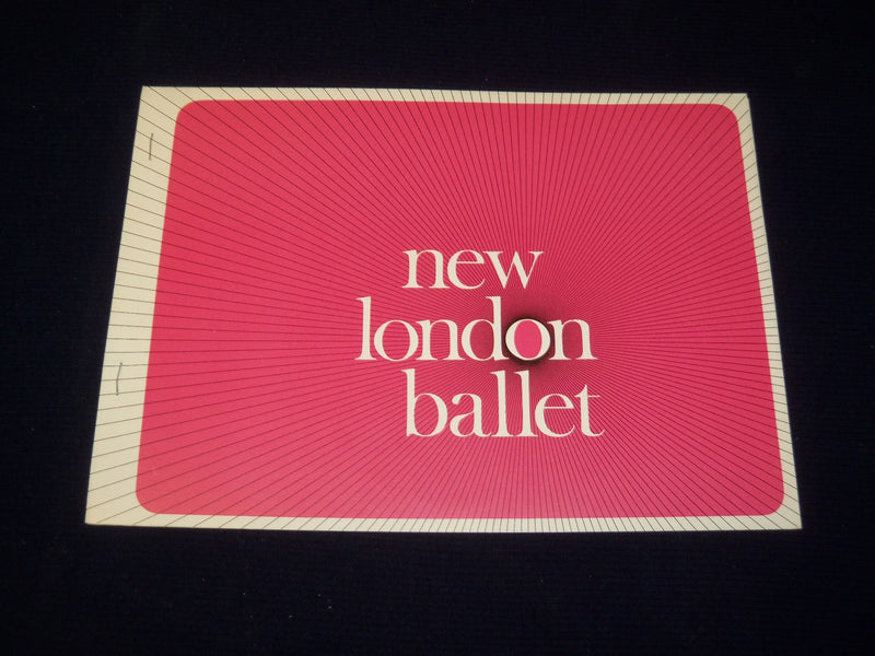 1973-1974 NEW LONDON BALLET FIRST AMERICAN TOUR PROGRAM - FONTEYN - J 5123