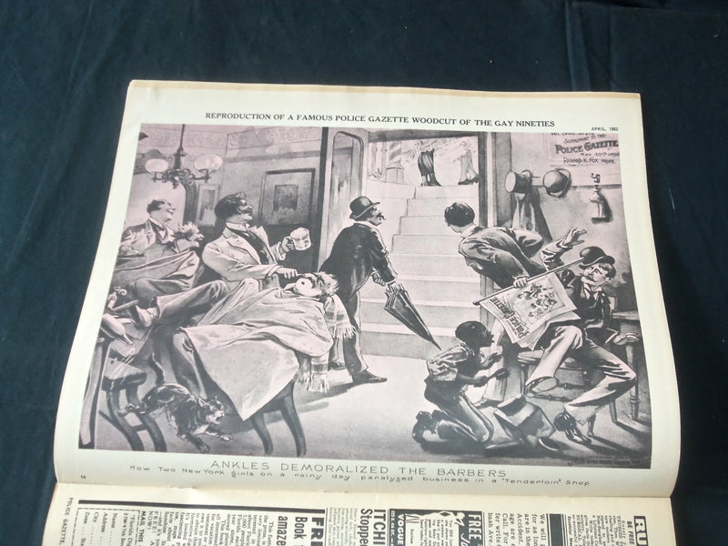 1962 APRIL THE NATIONAL POLICE GAZETTE MAGAZINE - ELIZABETH TAYLOR - B 5713