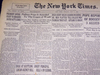 1940 MAY 7 NEW YORK TIMES - THE GRAPES OF WRATH PULITZER - NT 2891