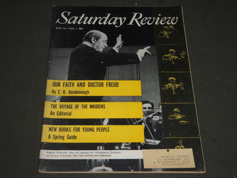 1955 MAY 14 SATURDAY REVIEW OF LITERATURE MAGAZINE - EUGENE ORMANDY - ST 4943